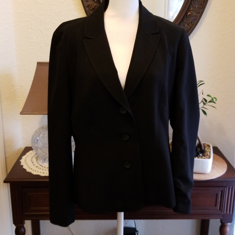 Black suit jacket